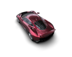 Realistic race car isolated on background. 3d rendering - illustration png