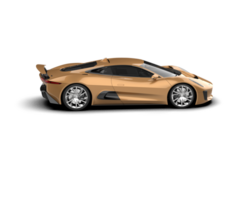 Realistic race car isolated on background. 3d rendering - illustration png