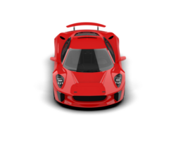 Realistic race car isolated on background. 3d rendering - illustration png