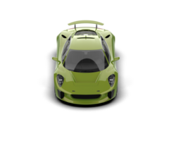 Realistic race car isolated on background. 3d rendering - illustration png