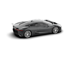 Realistic race car isolated on background. 3d rendering - illustration png