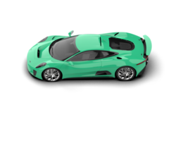 Realistic race car isolated on background. 3d rendering - illustration png