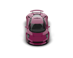 Realistic race car isolated on background. 3d rendering - illustration png