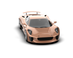 Realistic race car isolated on background. 3d rendering - illustration png