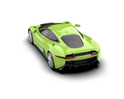 Realistic race car isolated on background. 3d rendering - illustration png