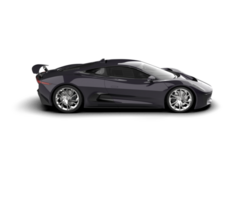 Realistic race car isolated on background. 3d rendering - illustration png