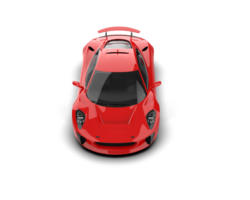 Realistic race car isolated on background. 3d rendering - illustration png