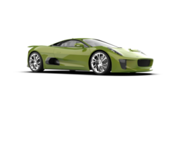Realistic race car isolated on background. 3d rendering - illustration png
