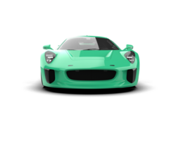 Realistic race car isolated on background. 3d rendering - illustration png