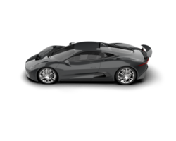 Realistic race car isolated on background. 3d rendering - illustration png