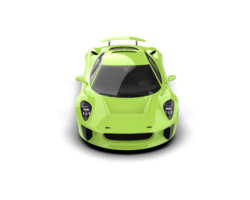 Realistic race car isolated on background. 3d rendering - illustration png