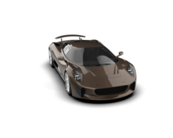 Realistic race car isolated on background. 3d rendering - illustration png