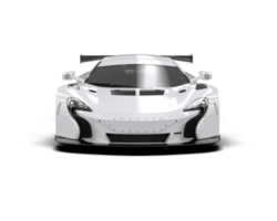 Realistic race car isolated on background. 3d rendering - illustration png