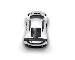 Realistic race car isolated on background. 3d rendering - illustration png