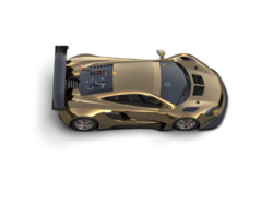 Realistic race car isolated on background. 3d rendering - illustration png