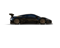Realistic race car isolated on background. 3d rendering - illustration png
