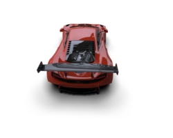 Realistic race car isolated on background. 3d rendering - illustration png