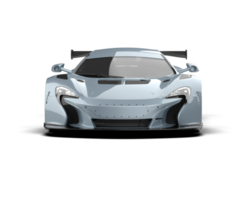 Realistic race car isolated on background. 3d rendering - illustration png
