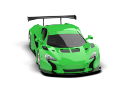 Realistic race car isolated on background. 3d rendering - illustration png
