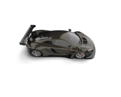 Realistic race car isolated on background. 3d rendering - illustration png