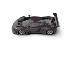 Realistic race car isolated on background. 3d rendering - illustration png