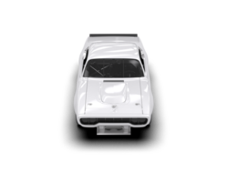 Realistic race car isolated on background. 3d rendering - illustration png