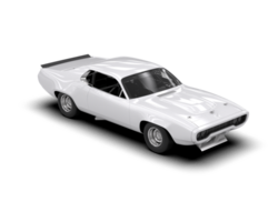 Realistic race car isolated on background. 3d rendering - illustration png