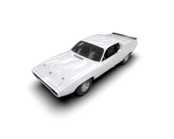 Realistic race car isolated on background. 3d rendering - illustration png