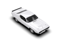 Realistic race car isolated on background. 3d rendering - illustration png