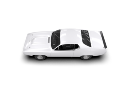 Realistic race car isolated on background. 3d rendering - illustration png