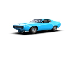 Realistic race car isolated on background. 3d rendering - illustration png