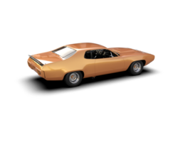 Realistic race car isolated on background. 3d rendering - illustration png
