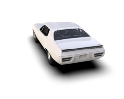 Realistic race car isolated on background. 3d rendering - illustration png