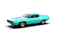 Realistic race car isolated on background. 3d rendering - illustration png