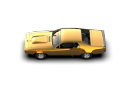 Realistic race car isolated on background. 3d rendering - illustration png