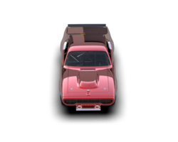 Realistic race car isolated on background. 3d rendering - illustration png