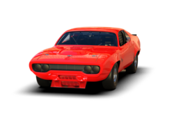 Realistic race car isolated on background. 3d rendering - illustration png