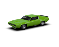 Realistic race car isolated on background. 3d rendering - illustration png