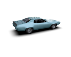 Realistic race car isolated on background. 3d rendering - illustration png