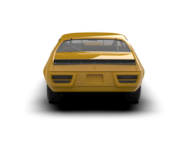 Realistic race car isolated on background. 3d rendering - illustration png