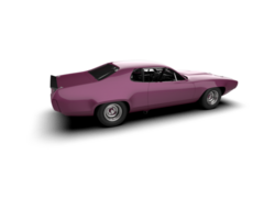 Realistic race car isolated on background. 3d rendering - illustration png