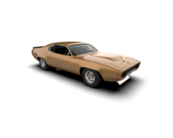Realistic race car isolated on background. 3d rendering - illustration png