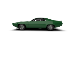 Realistic race car isolated on background. 3d rendering - illustration png