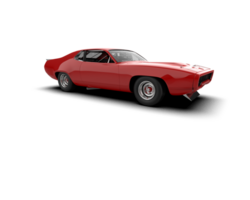 Realistic race car isolated on background. 3d rendering - illustration png