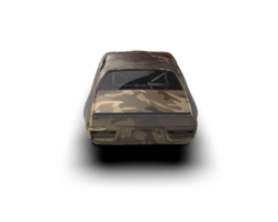 Realistic race car isolated on background. 3d rendering - illustration png
