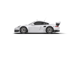 Realistic race car isolated on background. 3d rendering - illustration png