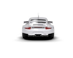 Realistic race car isolated on background. 3d rendering - illustration png