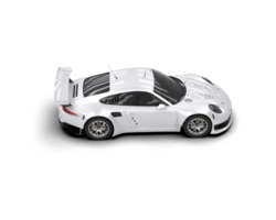 Realistic race car isolated on background. 3d rendering - illustration png