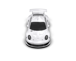 Realistic race car isolated on background. 3d rendering - illustration png