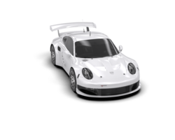 Realistic race car isolated on background. 3d rendering - illustration png